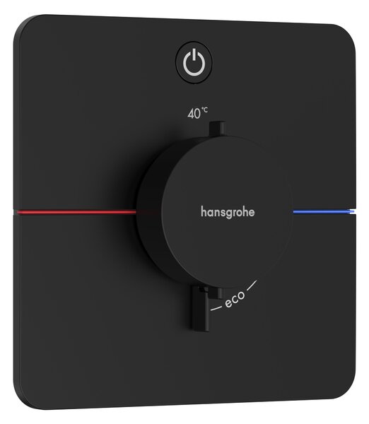 Hansgrohe ShowerSelect Comfort Q baterie de duș ascuns cu termostat negru 15581670