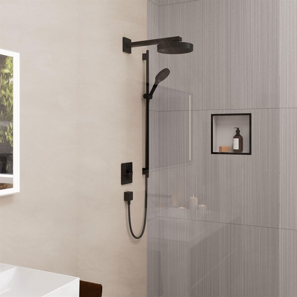 Hansgrohe Rainfinity set de duș perete negru 28743670