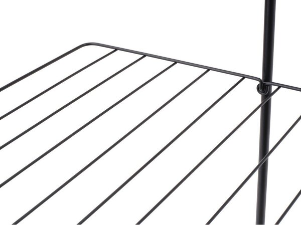 Uscător de rufe negru mat 30 m HangOn Tower – Brabantia