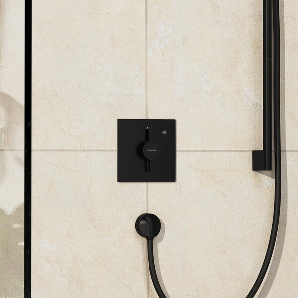 Hansgrohe DuoTurn E baterie de duș ascuns negru 75617670