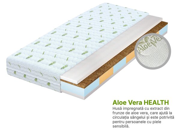 Saltea din spumă Nizios cu cocos 90x200