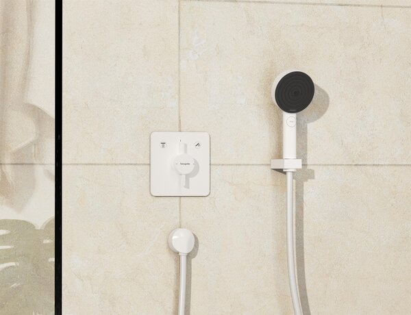 Hansgrohe DuoTurn Q baterie cadă-duș ascuns alb 75414700