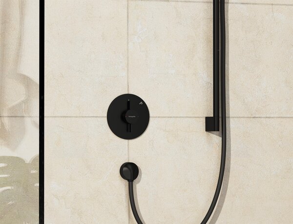Hansgrohe DuoTurn S baterie de duș ascuns negru 75618670