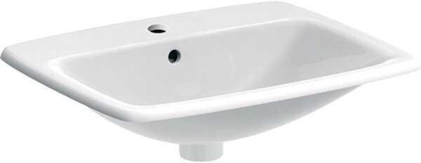 Geberit Selnova lavoar 55x45 cm dreptunghiular încastrat alb luciu 500.306.01.1