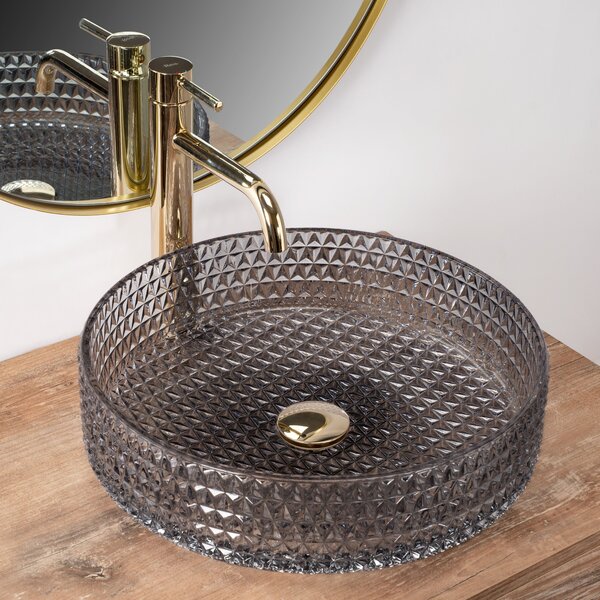 Lavoar pe blat Rea Cristal Grey 39