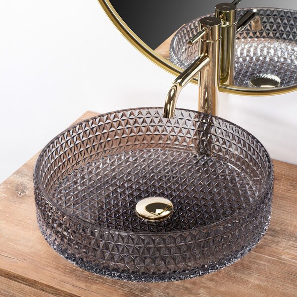 Lavoar pe blat Rea Cristal Grey 39