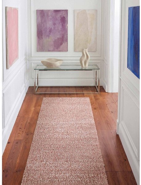 Covor tip traversă roz prăfuit țesut manual 80x300 cm Notting Hill Portobello – Ted Baker