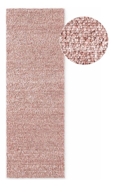 Covor tip traversă roz prăfuit țesut manual 80x300 cm Notting Hill Portobello – Ted Baker