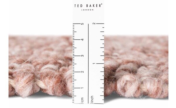 Covor roz prăfuit țesut manual din material bouclé 120x170 cm Notting Hill Portobello – Ted Baker