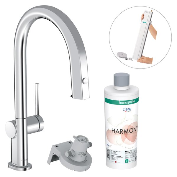 Hansgrohe Aqittura M91 baterie de bucatarie cu filtru pe picior crom 76800000