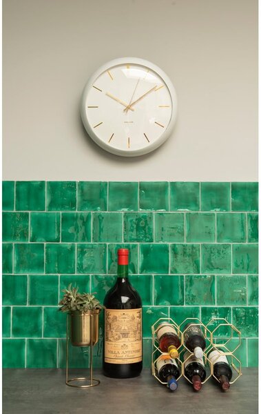 Suport pliabil din metal pentru sticle de vin PT LIVING Honeycomb, auriu