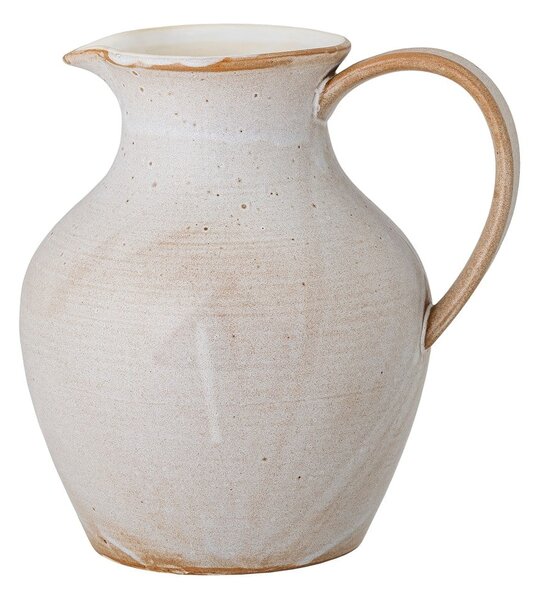 Carafă din gresie ceramică Bloomingville Lavra, 1,8 l, bej
