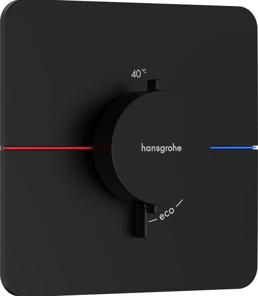 Hansgrohe ShowerSelect Comfort Q baterie de duș ascuns cu termostat negru 15588670