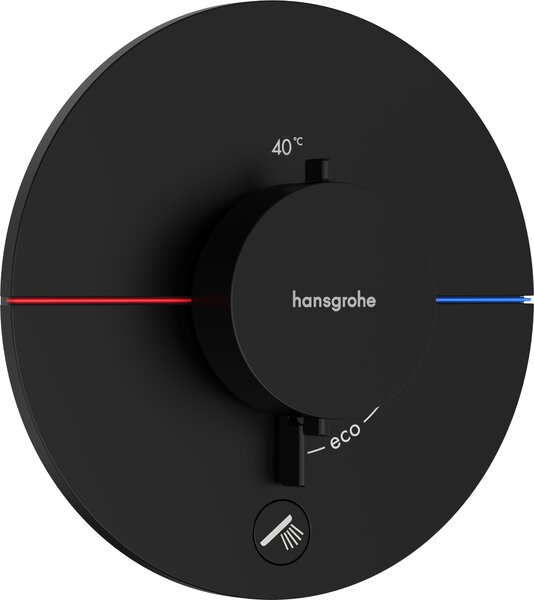 Hansgrohe ShowerSelect Comfort S baterie de duș ascuns cu termostat negru 15562670