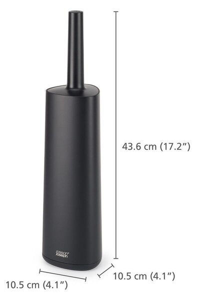 Perie de WC neagră Flex – Joseph Joseph