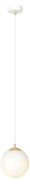 Emibig Royal lampă suspendată 1x10 W alb-auriu 1244/1