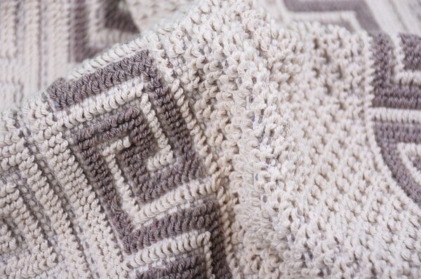 Covor din bumbac Vitaus Versace, 60 x 90 cm, taupe