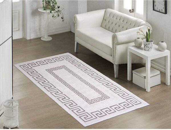 Covor din bumbac Vitaus Versace, 60 x 90 cm, taupe