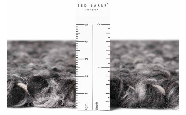 Covor tip traversă gri închis țesut manual din material bouclé 80x200 cm Notting Hill Portobello – Ted Baker
