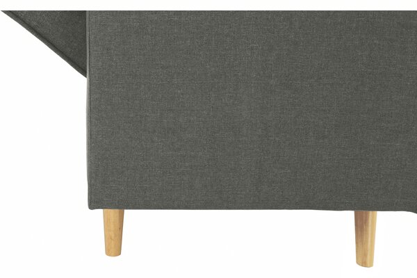 KONDELA Canapea extensibilă, material gri, OTISA