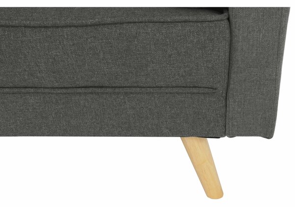 KONDELA Canapea extensibilă, material gri, OTISA