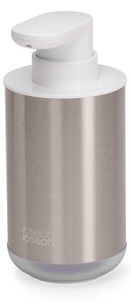 Dozator de săpun lichid argintiu din oțel inoxidabil 300 ml Duo Steel – Joseph Joseph