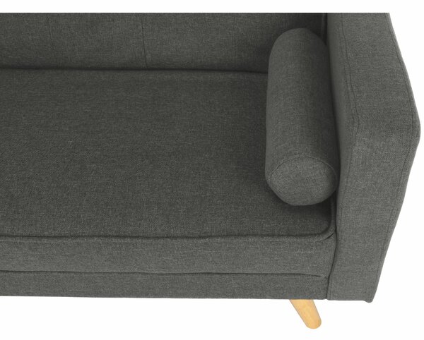 KONDELA Canapea extensibilă, material gri, OTISA