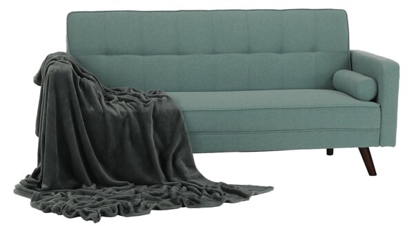 KONDELA Canapea extensibilă, material verde-mentol, OTISA