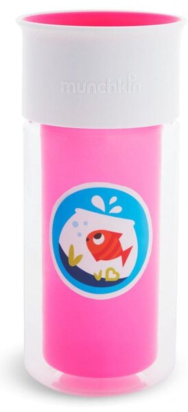 Munchkin 430940 Insulated Personalised Cup "Miracle 360°" Pink 51945