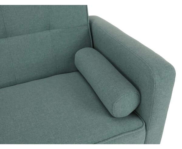 KONDELA Canapea extensibilă, material verde-mentol, OTISA