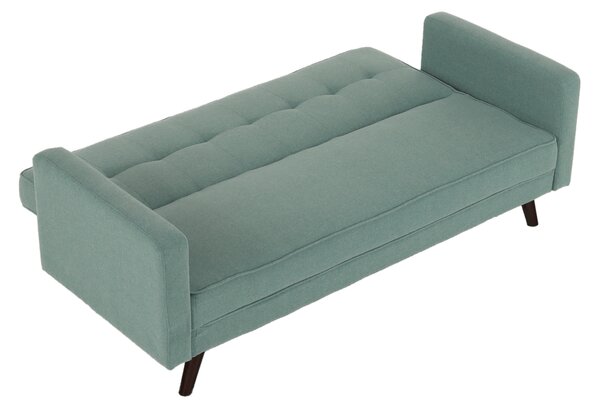 KONDELA Canapea extensibilă, material verde-mentol, OTISA