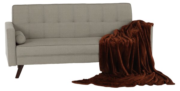 KONDELA Canapea extensibilă, material gri-maro taupe, OTISA