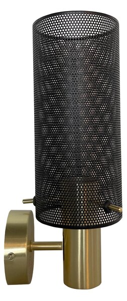 Light Prestige Tirana lampă de perete 1x40 W negru-auriu LP-945/1WBK