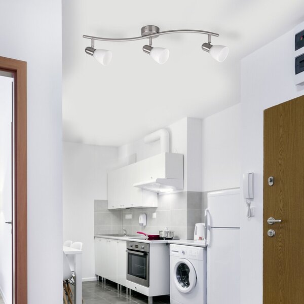 Rabalux Soma lampă de tavan 3x40 W alb-crom 6303