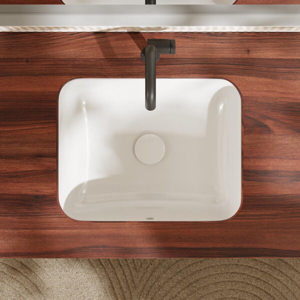 Hansgrohe Xuniva Q lavoar 45x35 cm dreptunghiular sub blat alb mat 60154450