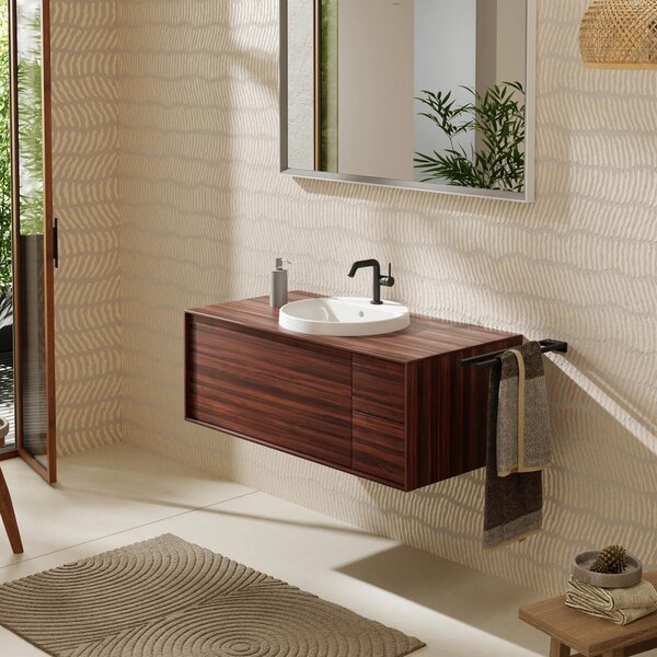 Hansgrohe Xuniva S lavoar 45x45 cm rotund încastrat alb luciu 60159450