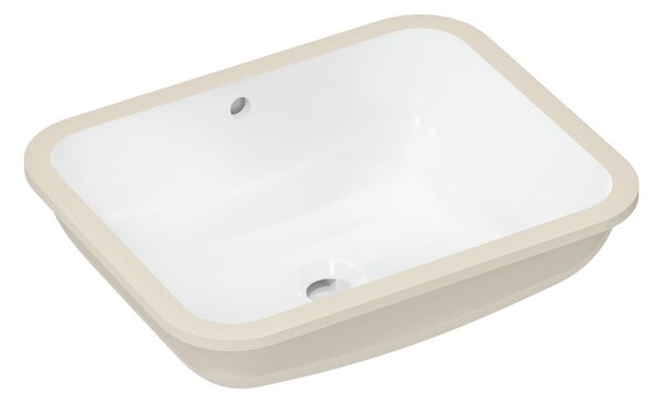 Hansgrohe Xuniva Q lavoar 45x35 cm dreptunghiular sub blat alb mat 60154450