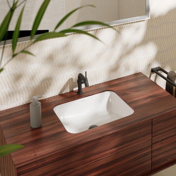 Hansgrohe Xuniva Q lavoar 45x35 cm dreptunghiular sub blat alb mat 60154450