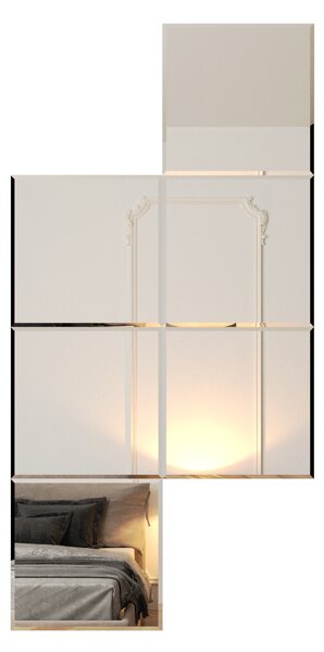 Set Oglinda cu fazeta 20 mm contur, forma patrata