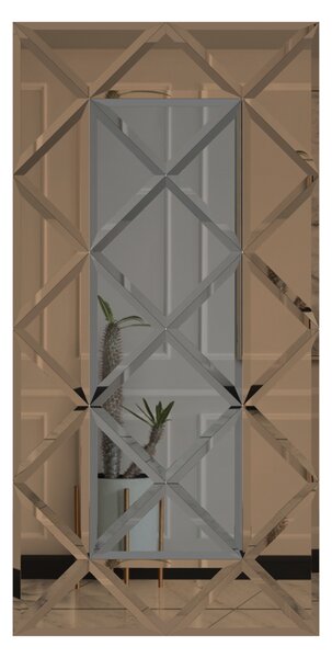 Oglinda Fazeta 750 x 1500 Gri cu perimetru Bronze