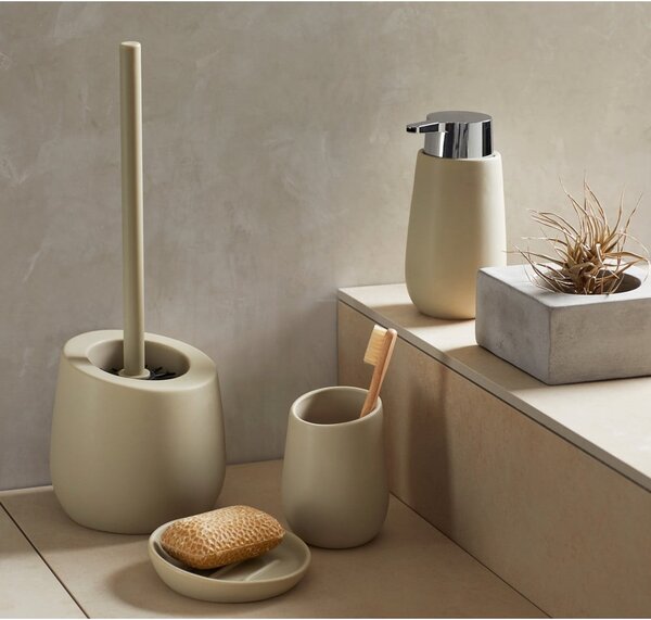 Perie WC ceramică Wenko Badi Beige