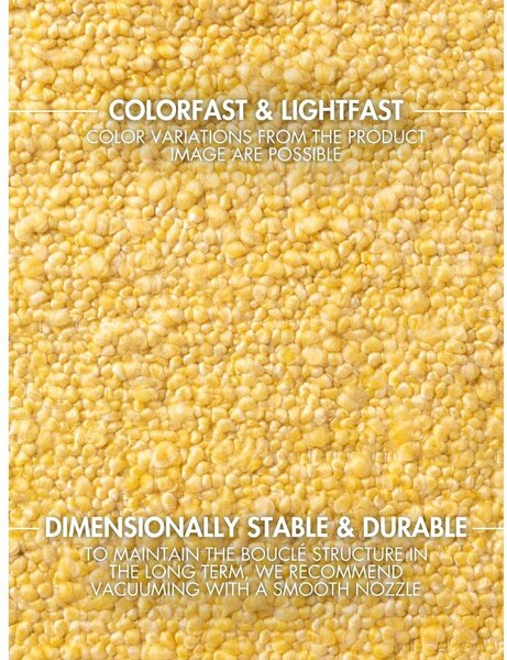 Covor tip traversă galben țesut manual din material bouclé 80x200 cm Notting Hill Portobello – Ted Baker