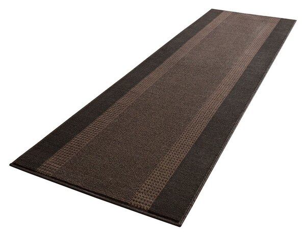 Covor tip traversă Hanse Home Basic, 80x200 cm, maro