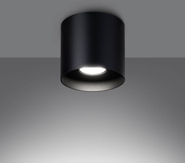 Sollux Lighting Mika lampă de tavan 1x10 W negru SL.1281
