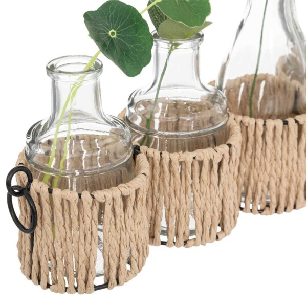 Set de 5 vaze decorative cu flori artificiale POSY