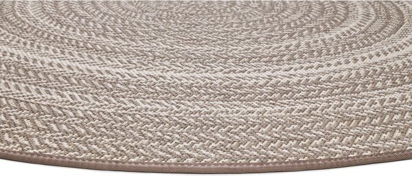 Covor pentru exterior Universal Silvana Rutto, ⌀ 120 cm, bej