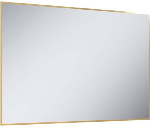Elita Sharon Square oglindă 120x80 cm dreptunghiular cu iluminare auriu RE061203015570