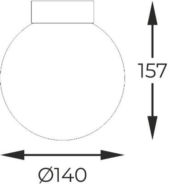 Zuma Line Arcturus lampă de tavan 1x4 W alb-negru C0574-01D-P7AA