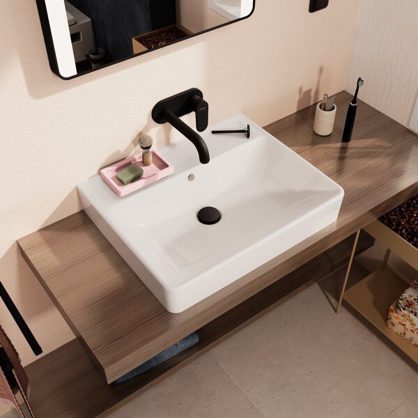 Hansgrohe Xanuia Q lavoar 60x48 cm dreptunghiular clasică-de blat alb luciu 60244450