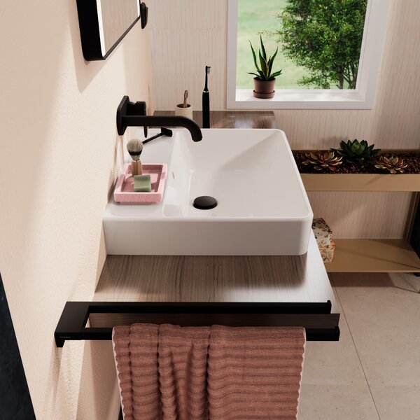 Hansgrohe Xanuia Q lavoar 60x48 cm dreptunghiular clasică-de blat alb luciu 60244450